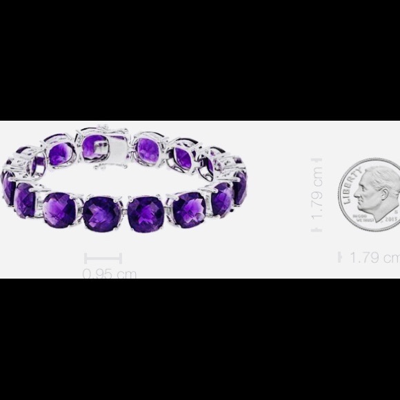 AFRICAN AMETHYST BRACELET - Picture 5 of 12